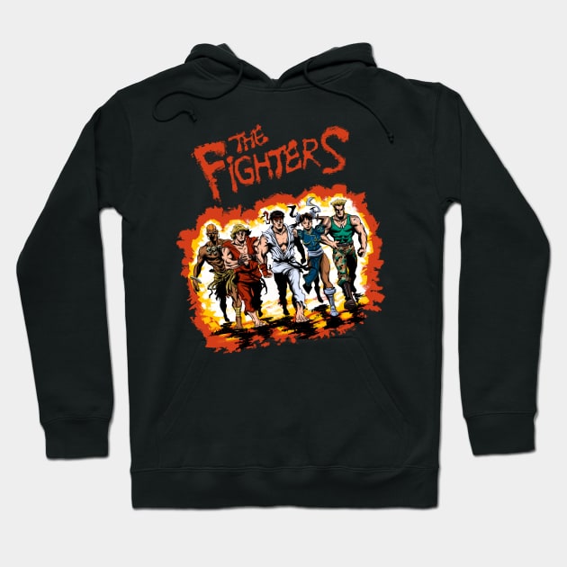 The Fighters Hoodie by Zascanauta